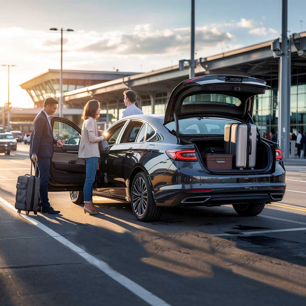 Passenger entering